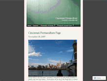 Tablet Screenshot of cincinnatipermaculture.wordpress.com