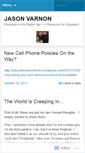 Mobile Screenshot of jvarnon.wordpress.com