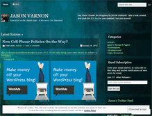 Tablet Screenshot of jvarnon.wordpress.com