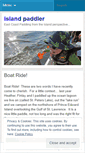 Mobile Screenshot of islandpaddler.wordpress.com