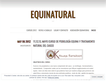 Tablet Screenshot of equinaturalmalaga.wordpress.com