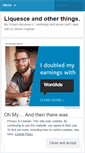 Mobile Screenshot of liquesce.wordpress.com