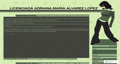 Desktop Screenshot of adrianaalvarez80.wordpress.com