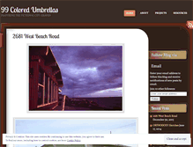 Tablet Screenshot of 99coloredumbrellas.wordpress.com