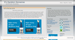 Desktop Screenshot of itsrandomnonsense.wordpress.com