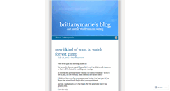 Desktop Screenshot of brittanymarienorwood.wordpress.com