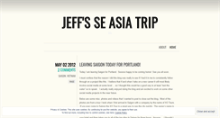 Desktop Screenshot of jeffsseasiatrip.wordpress.com