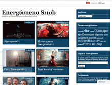 Tablet Screenshot of energumenosnob.wordpress.com