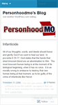 Mobile Screenshot of personhoodmo.wordpress.com