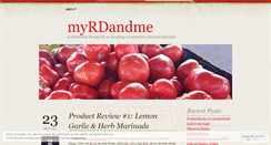 Desktop Screenshot of myrdandme.wordpress.com