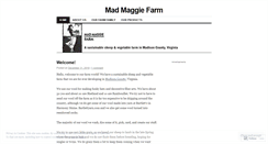 Desktop Screenshot of madmaggiefarm.wordpress.com