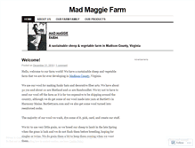 Tablet Screenshot of madmaggiefarm.wordpress.com