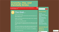 Desktop Screenshot of crunchyhipandbroke.wordpress.com