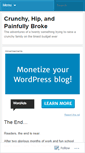 Mobile Screenshot of crunchyhipandbroke.wordpress.com