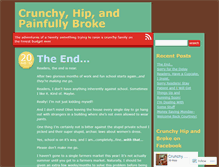 Tablet Screenshot of crunchyhipandbroke.wordpress.com