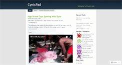 Desktop Screenshot of cynicpad.wordpress.com
