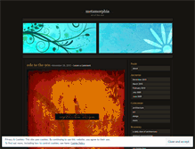 Tablet Screenshot of metamorphia.wordpress.com