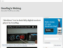 Tablet Screenshot of gearflag.wordpress.com
