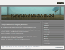 Tablet Screenshot of flawlessmedia.wordpress.com