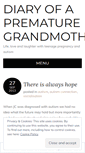 Mobile Screenshot of diaryofaprematuregrandmother.wordpress.com