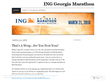 Tablet Screenshot of inggeorgiamarathon.wordpress.com