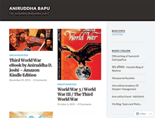 Tablet Screenshot of aniruddhasworld2025.wordpress.com