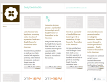 Tablet Screenshot of busybeestudio.wordpress.com