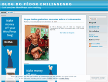 Tablet Screenshot of emilianenko.wordpress.com