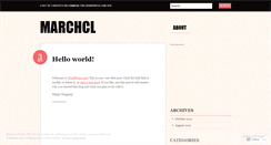 Desktop Screenshot of marchcl.wordpress.com