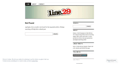 Desktop Screenshot of line29.wordpress.com