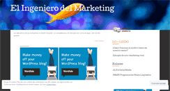 Desktop Screenshot of elingenierodelmarketing.wordpress.com