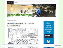 Tablet Screenshot of paranafichalimpa.wordpress.com