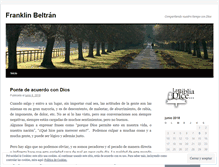 Tablet Screenshot of frankbeltran.wordpress.com