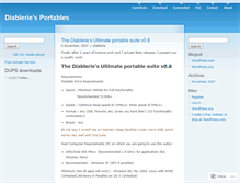 Tablet Screenshot of diablerie.wordpress.com