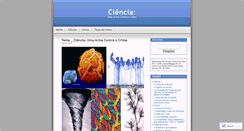 Desktop Screenshot of cienciacrime.wordpress.com