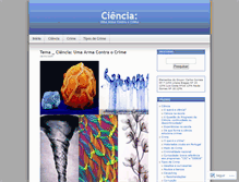 Tablet Screenshot of cienciacrime.wordpress.com