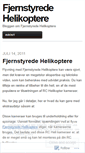 Mobile Screenshot of fjernstyredehelikoptere.wordpress.com