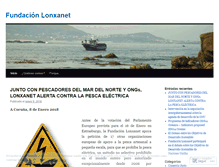 Tablet Screenshot of fundacionlonxanet.wordpress.com