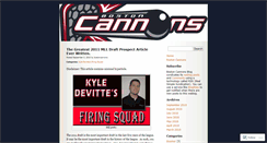 Desktop Screenshot of bostoncannons.wordpress.com