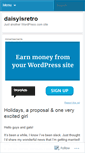 Mobile Screenshot of daisyisretro.wordpress.com