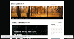 Desktop Screenshot of latitude40.wordpress.com