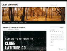 Tablet Screenshot of latitude40.wordpress.com