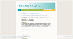 Desktop Screenshot of gallatinfood.wordpress.com