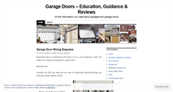 Desktop Screenshot of garagedoorguide.wordpress.com