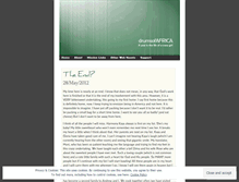 Tablet Screenshot of drumsofafrica.wordpress.com