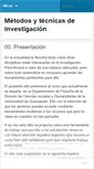 Mobile Screenshot of metodosytecnicasug.wordpress.com