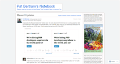 Desktop Screenshot of bertrampat.wordpress.com