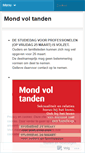 Mobile Screenshot of mondvoltanden.wordpress.com