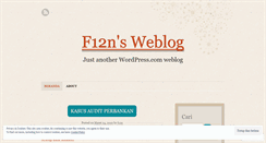 Desktop Screenshot of f12n.wordpress.com