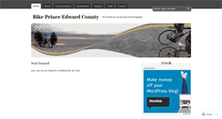 Desktop Screenshot of bikeprinceedwardcounty.wordpress.com